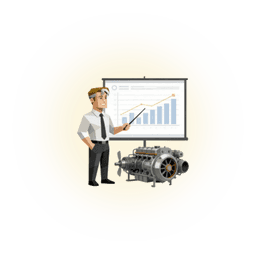 落地发动机
